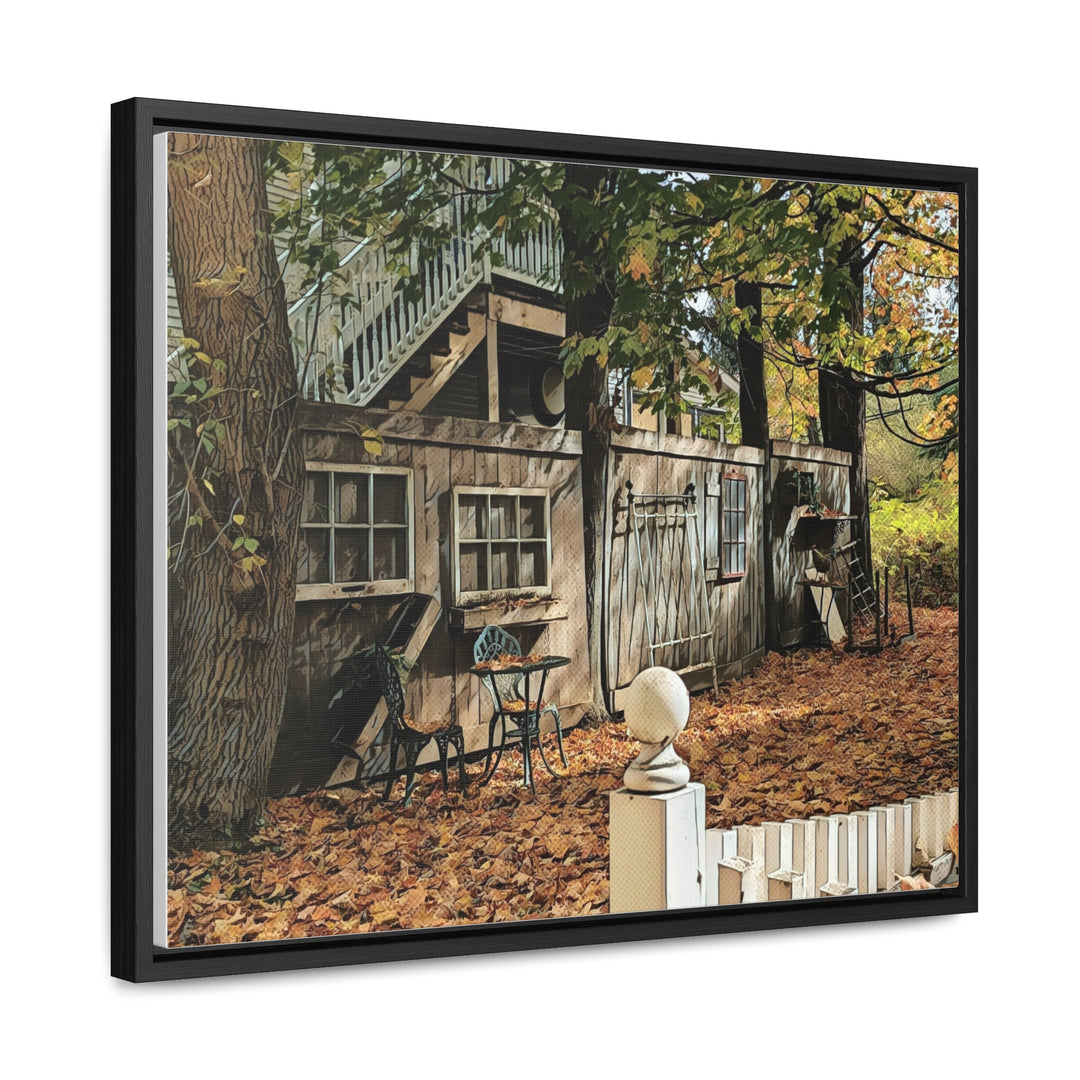 Bromont "Verger Johanne & Vincent" Fall Colors Wall Art Canvas, FRAMED