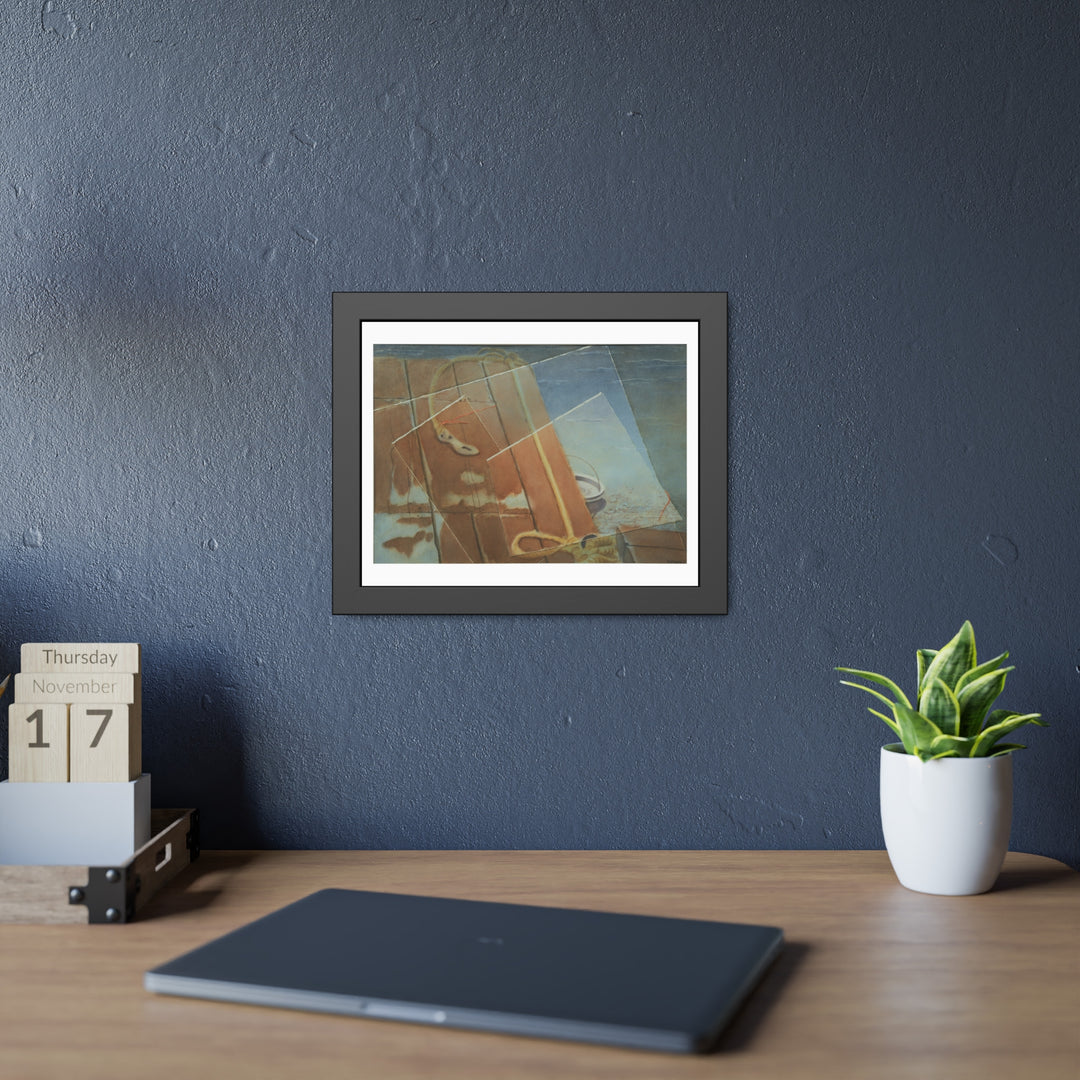 Beneath the Surface: Watercolor Print - Framed (format: rectangle)