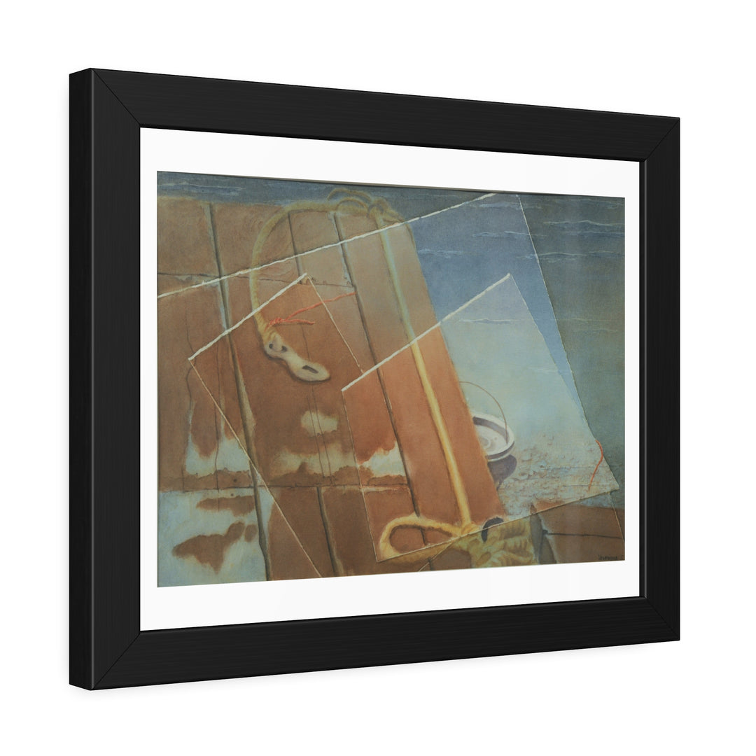 Beneath the Surface: Watercolor Print - Framed (format: rectangle)