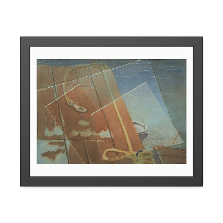 Beneath the Surface: Watercolor Print - Framed (format: rectangle)