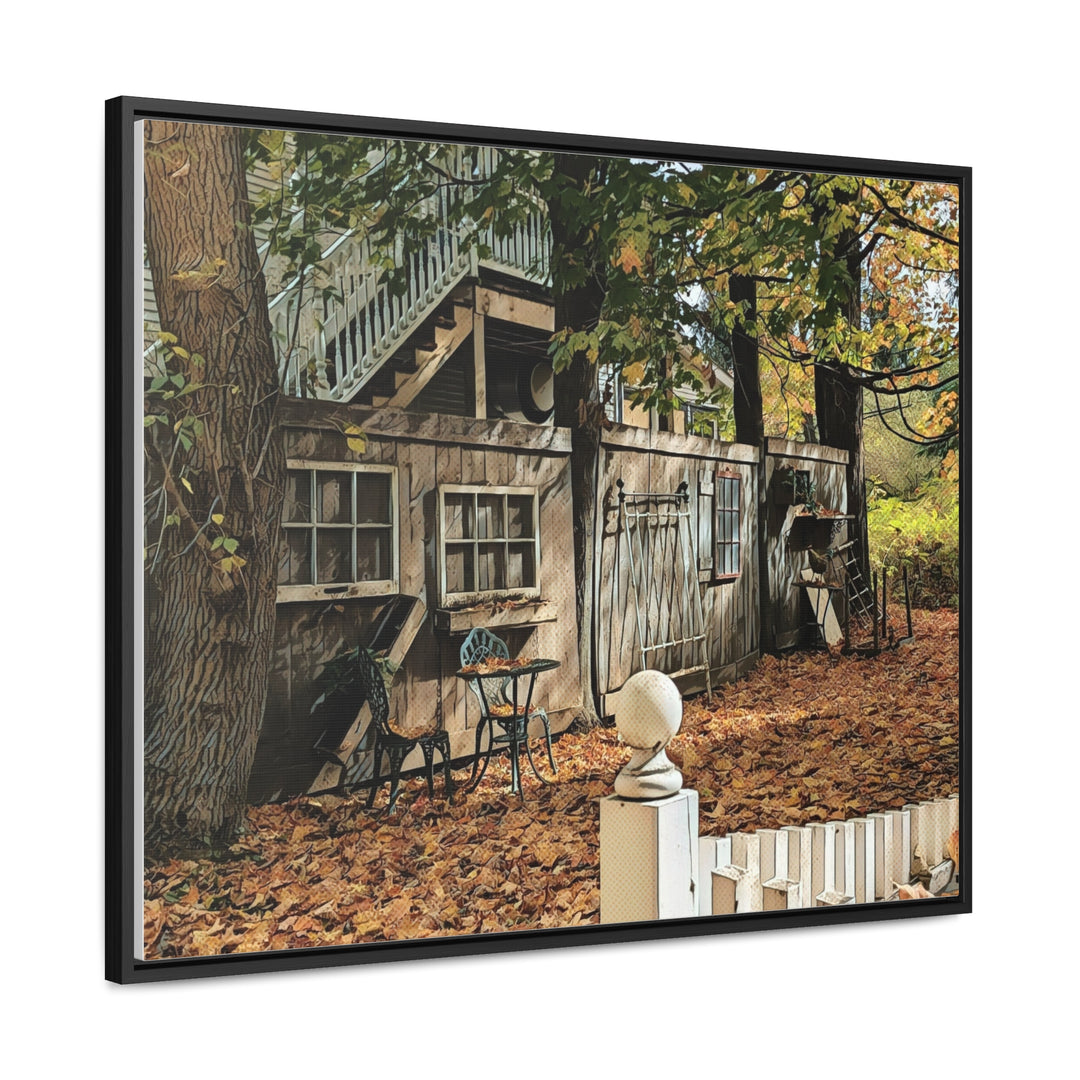 Bromont "Verger Johanne & Vincent" Fall Colors Wall Art Canvas, FRAMED