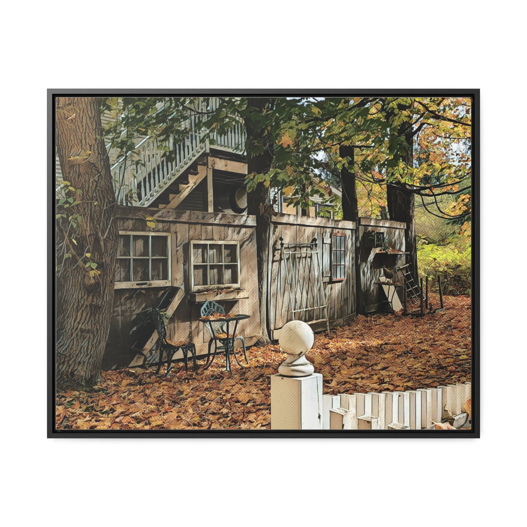 Bromont "Verger Johanne & Vincent" Fall Colors Wall Art Canvas, FRAMED