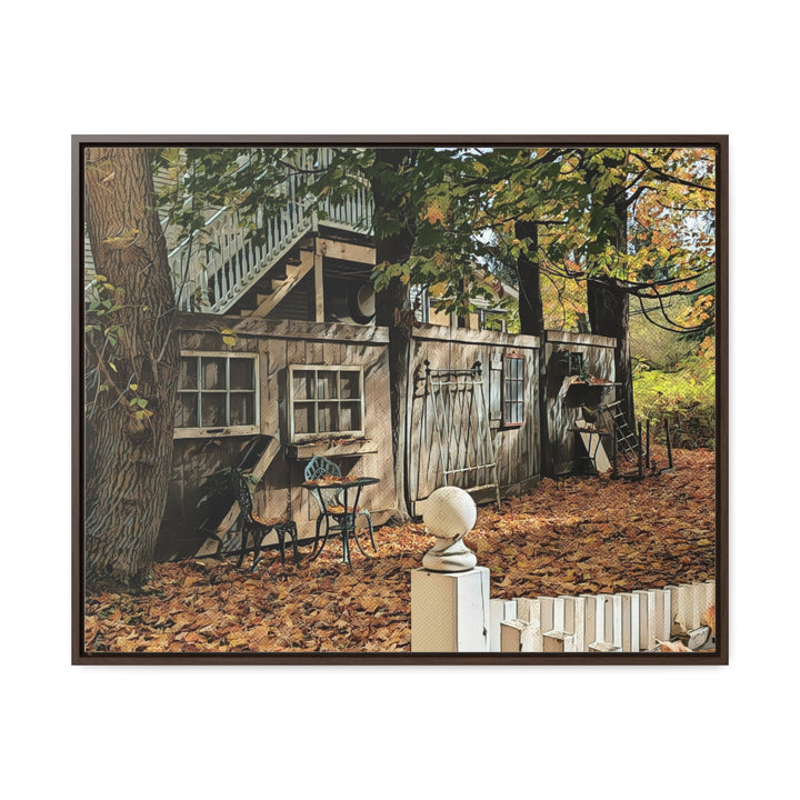 Bromont "Verger Johanne & Vincent" Fall Colors Wall Art Canvas, FRAMED