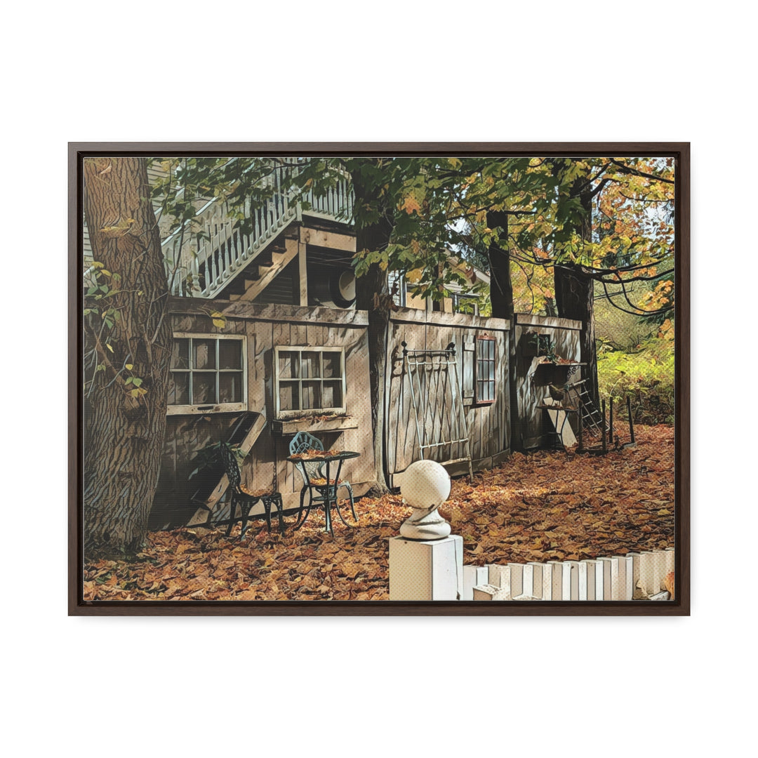 Bromont "Verger Johanne & Vincent" Fall Colors Wall Art Canvas, FRAMED