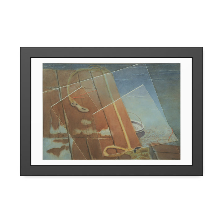 Beneath the Surface: Watercolor Print - Framed (format: rectangle)