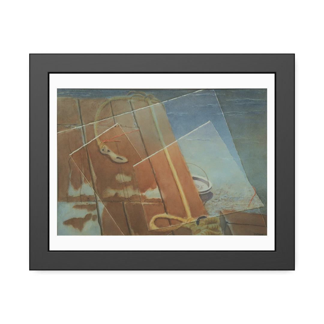 Beneath the Surface: Watercolor Print - Framed (format: rectangle)