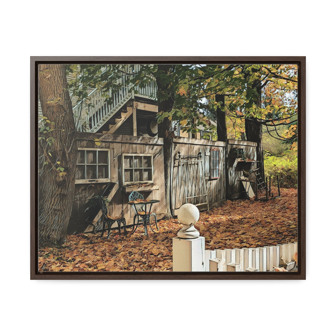 Bromont "Verger Johanne & Vincent" Fall Colors Wall Art Canvas, FRAMED