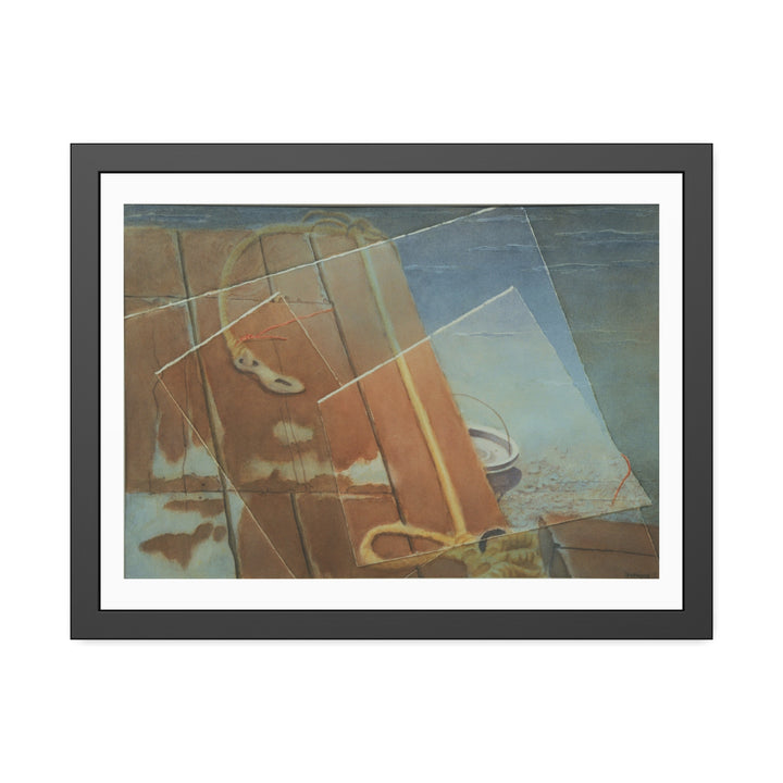 Beneath the Surface: Watercolor Print - Framed (format: rectangle)