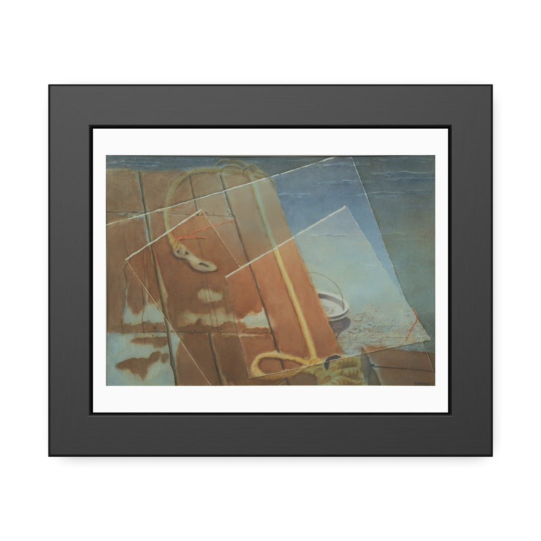 Beneath the Surface: Watercolor Print - Framed (format: rectangle)