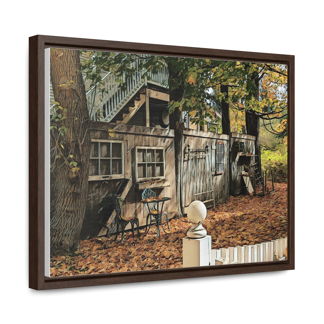 Bromont "Verger Johanne & Vincent" Fall Colors Wall Art Canvas, FRAMED