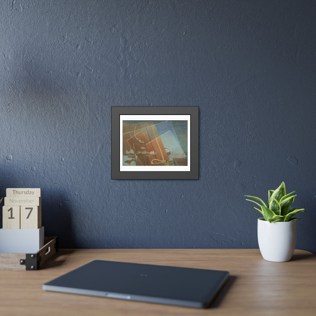 Beneath the Surface: Watercolor Print - Framed (format: rectangle)