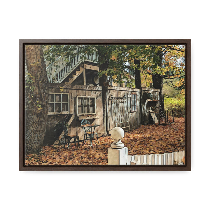 Bromont "Verger Johanne & Vincent" Fall Colors Wall Art Canvas, FRAMED